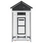 vidaXL Casita para pájaros madera maciza pino gris 91,5x53x170 cm vidaXL Casita para pájaros madera maciza pino gris 91,5x53x170 cm