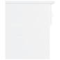 vidaXL Mesita de noche ALTA madera maciza de pino blanco 43x35x40,5 cm vidaXL Mesita de noche ALTA madera maciza de pino blanco 43x35x40,5 cm
