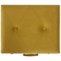 vidaXL Taburete de almacenamiento de terciopelo amarillo mostaza 40 cm vidaXL Taburete de almacenamiento de terciopelo amarillo mostaza 40 cm