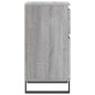 vidaXL Aparadores 2 uds madera de ingeniería gris Sonoma 40x35x70 cm