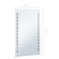 vidaXL Espejo de pared de baño con LED 60x100 cm vidaXL Espejo de pared de baño con LED 60x100 cm