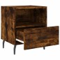 vidaXL Mesita noche 2 uds madera ingeniería roble ahumado 40x35x47,5cm vidaXL Mesita noche 2 uds madera ingeniería roble ahumado 40x35x47,5cm
