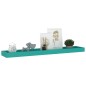 vidaXL Estantes de pared Loggia 2 uds azul MDF 80x15x4 cm 