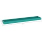 vidaXL Estantes de pared Loggia 2 uds azul MDF 80x15x4 cm 