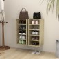 vidaXL Muebles zapateros 2 uds contrachapado roble Sonoma 31,5x35x70cm vidaXL Muebles zapateros 2 uds contrachapado roble Sonoma 31,5x35x70cm