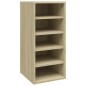 vidaXL Muebles zapateros 2 uds contrachapado roble Sonoma 31,5x35x70cm vidaXL Muebles zapateros 2 uds contrachapado roble Sonoma 31,5x35x70cm