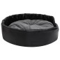 vidaXL Cama de perros felpa y cuero sintético gris oscuro 90x79x20 cm vidaXL Cama de perros felpa y cuero sintético gris oscuro 90x79x20 cm