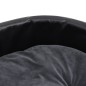 vidaXL Cama de perros felpa y cuero sintético gris oscuro 90x79x20 cm vidaXL Cama de perros felpa y cuero sintético gris oscuro 90x79x20 cm