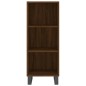 vidaXL Aparador de madera de ingeniería marrón roble 34,5x32,5x90 cm vidaXL Aparador de madera de ingeniería marrón roble 34,5x32,5x90 cm