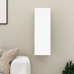 vidaXL Mueble para TV madera contrachapada blanco 30,5x30x90 cm