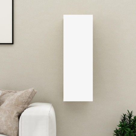 vidaXL Mueble para TV madera contrachapada blanco 30,5x30x90 cm