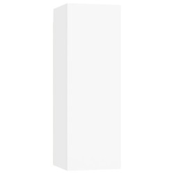 vidaXL Mueble para TV madera contrachapada blanco 30,5x30x90 cm