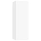 vidaXL Mueble para TV madera contrachapada blanco 30,5x30x90 cm