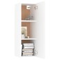 vidaXL Mueble para TV madera contrachapada blanco 30,5x30x90 cm