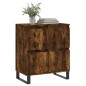 vidaXL Aparador madera contrachapada color roble ahumado 60x35x70 cm vidaXL Aparador madera contrachapada color roble ahumado 60x35x70 cm