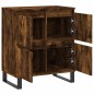 vidaXL Aparador madera contrachapada color roble ahumado 60x35x70 cm vidaXL Aparador madera contrachapada color roble ahumado 60x35x70 cm