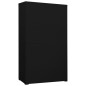 vidaXL Armario archivador de acero negro 90x46x164 cm
