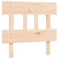 vidaXL Estructura de cama individual con cabecero madera maciza vidaXL Estructura de cama individual con cabecero madera maciza