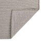 vidaXL Alfombra de exterior de tejido plano gris taupe 140x200 cm