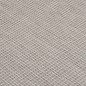 vidaXL Alfombra de exterior de tejido plano gris taupe 140x200 cm