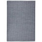 vidaXL Alfombra de exterior de tejido plano azul 140x200 cm vidaXL Alfombra de exterior de tejido plano azul 140x200 cm