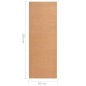 vidaXL Alfombra de pasillo BCF beige 80x200 cm vidaXL Alfombra de pasillo BCF beige 80x200 cm