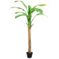 vidaXL Árbol bananero artificial con macetero 180 cm verde vidaXL Árbol bananero artificial con macetero 180 cm verde