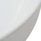 vidaXL Lavabo redondo de cerámica blanco 41,5x13,5 cm vidaXL Lavabo redondo de cerámica blanco 41,5x13,5 cm