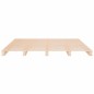 vidaXL Cama de palets madera maciza de pino King Size 150x200 cm