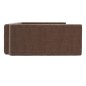 vidaXL Cama de maletero coche de perros aspecto de lino marrón 70x45cm vidaXL Cama de maletero coche de perros aspecto de lino marrón 70x45cm