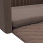vidaXL Cama de maletero coche de perros aspecto de lino marrón 70x45cm vidaXL Cama de maletero coche de perros aspecto de lino marrón 70x45cm