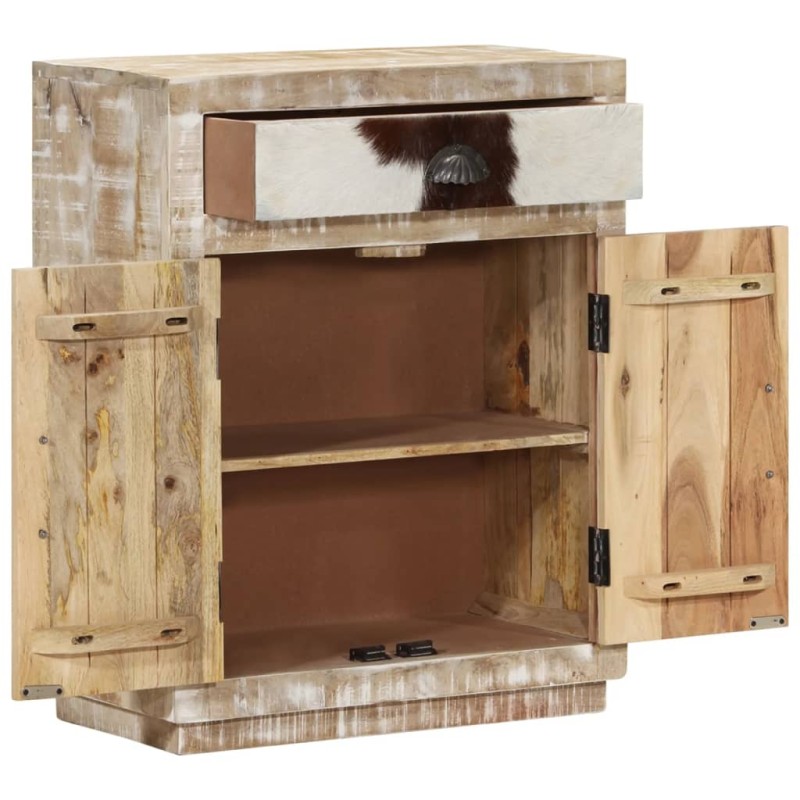 vidaXL Aparador de madera maciza de mango 60x30x75 cm vidaXL Aparador de madera maciza de mango 60x30x75 cm