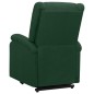 vidaXL Sillón de masaje elevable tela verde oscuro vidaXL Sillón de masaje elevable tela verde oscuro