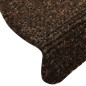 vidaXL Alfombrilla autoadhesiva de escalera 10 uds 65x21x4 cm marrón vidaXL Alfombrilla autoadhesiva de escalera 10 uds 65x21x4 cm marrón