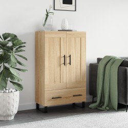 vidaXL Aparador alto madera de ingeniería roble Sonoma 69,5x31x115 cm