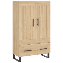 vidaXL Aparador alto madera de ingeniería roble Sonoma 69,5x31x115 cm