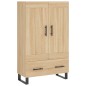 vidaXL Aparador alto madera de ingeniería roble Sonoma 69,5x31x115 cm vidaXL Aparador alto madera de ingeniería roble Sonoma 69,5x31x115 cm