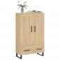 vidaXL Aparador alto madera de ingeniería roble Sonoma 69,5x31x115 cm vidaXL Aparador alto madera de ingeniería roble Sonoma 69,5x31x115 cm