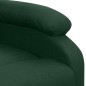 vidaXL Sillón de masaje elevable tela verde oscuro vidaXL Sillón de masaje elevable tela verde oscuro
