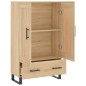 vidaXL Aparador alto madera de ingeniería roble Sonoma 69,5x31x115 cm vidaXL Aparador alto madera de ingeniería roble Sonoma 69,5x31x115 cm