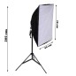 vidaXL Soportes de luces con softbox 2 unidades vidaXL Soportes de luces con softbox 2 unidades