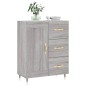 vidaXL Aparador de madera de ingeniería gris Sonoma 69,5x34x90 cm vidaXL Aparador de madera de ingeniería gris Sonoma 69,5x34x90 cm
