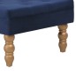 vidaXL Taburete de terciopelo azul marino 60x60x36 cm vidaXL Taburete de terciopelo azul marino 60x60x36 cm