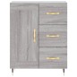 vidaXL Aparador de madera de ingeniería gris Sonoma 69,5x34x90 cm vidaXL Aparador de madera de ingeniería gris Sonoma 69,5x34x90 cm