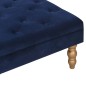 vidaXL Taburete de terciopelo azul marino 60x60x36 cm vidaXL Taburete de terciopelo azul marino 60x60x36 cm