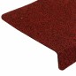 vidaXL Alfombrillas de escalera 10 unidades rojo burdeos 65x21x4 cm vidaXL Alfombrillas de escalera 10 unidades rojo burdeos 65x21x4 cm