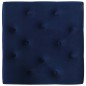 vidaXL Taburete de terciopelo azul marino 60x60x36 cm vidaXL Taburete de terciopelo azul marino 60x60x36 cm