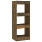vidaXL Estantería/divisor madera ingeniería roble ahumado 40x30x103 cm
