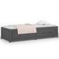 vidaXL Sofá cama de madera maciza de pino 90x190 cm