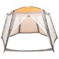 vidaXL Carpa para piscina de tela gris 660x580x250 cm vidaXL Carpa para piscina de tela gris 660x580x250 cm